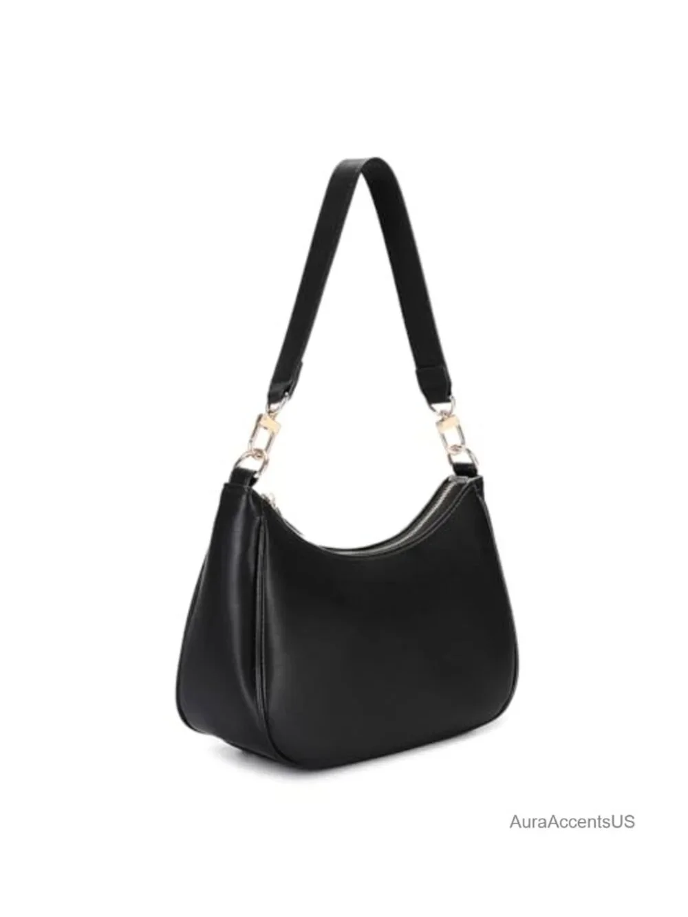Shoulder Bag Hobo Tote Handbag Mini Clutch Purse PU Leather Zipper